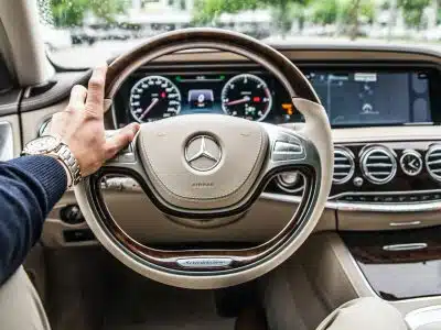 intérieur d'une voiture