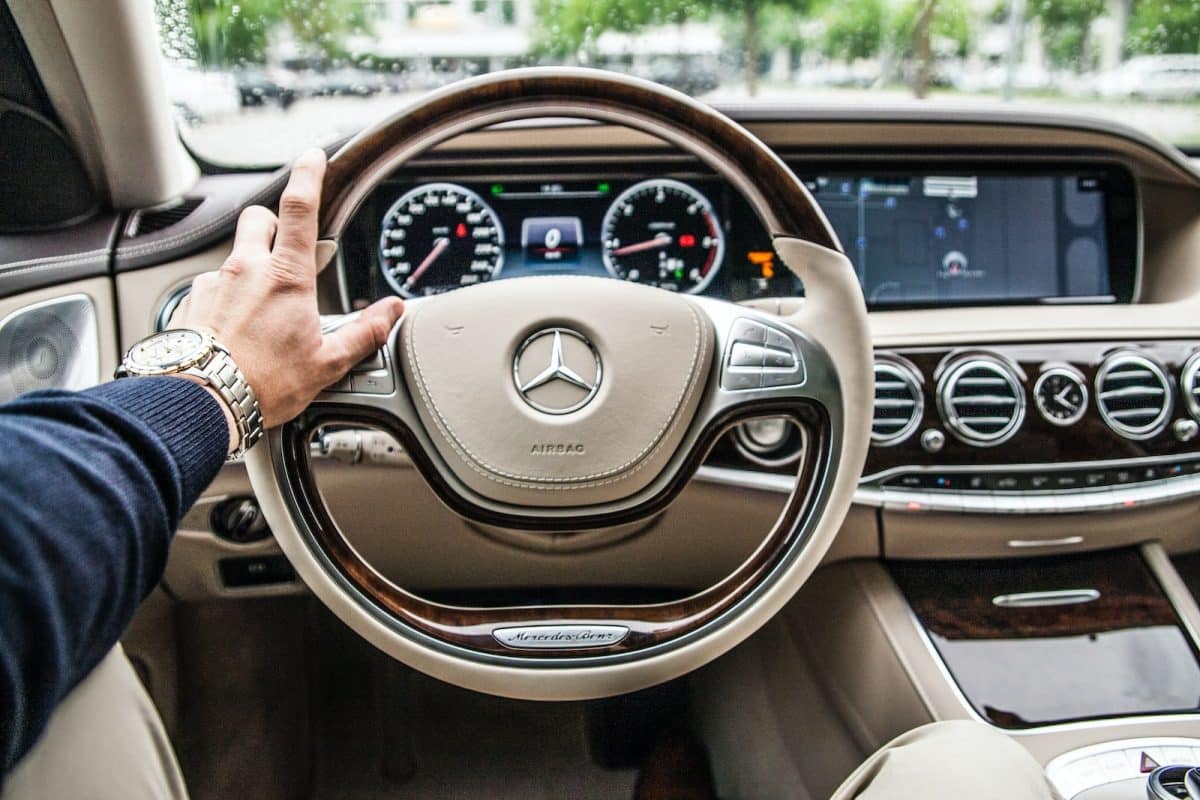 intérieur d'une voiture