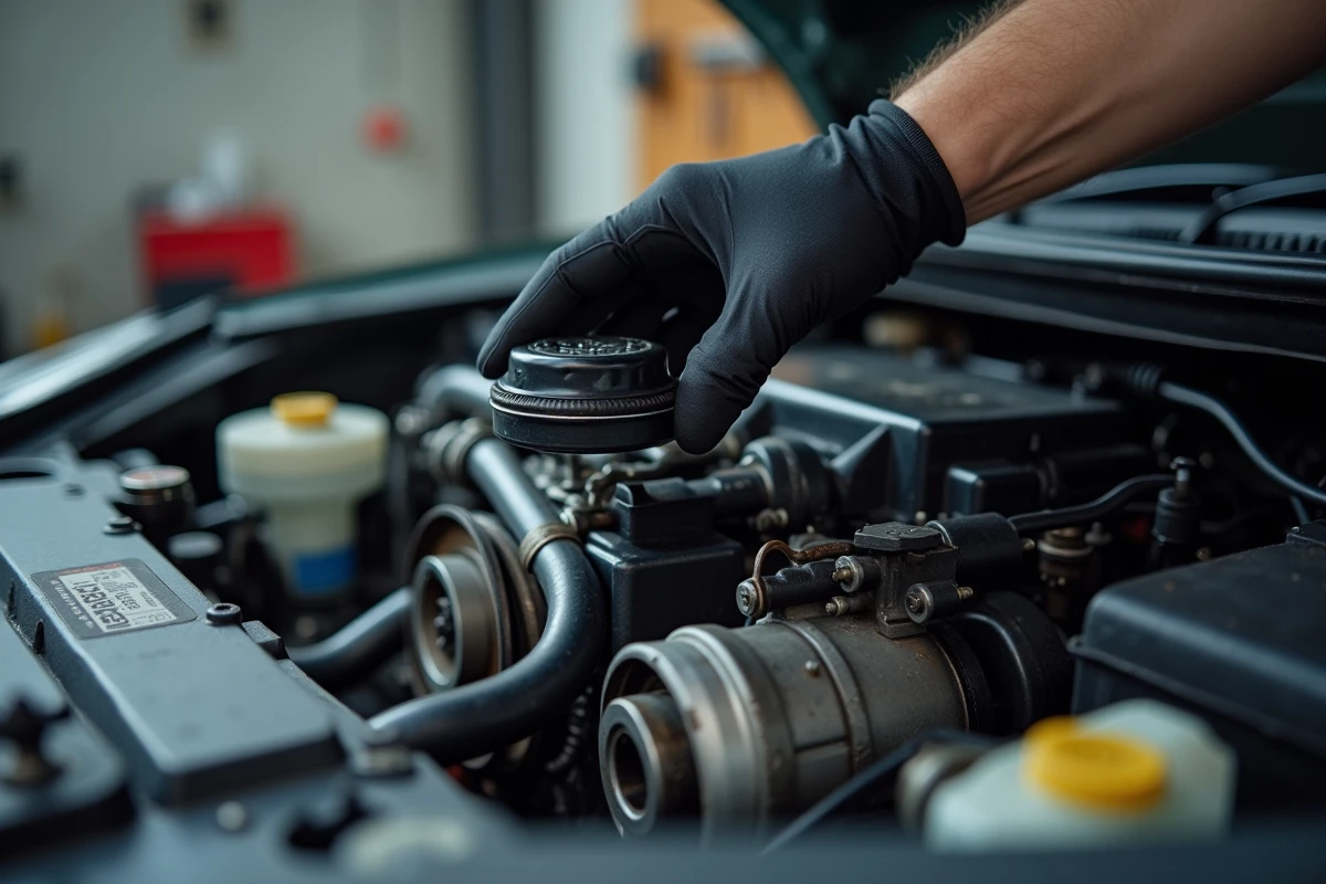Remplacement du filtre à huile et entretien préventif sur moteur diesel 1.5 BlueHDi pour éviter les pannes coûteuses