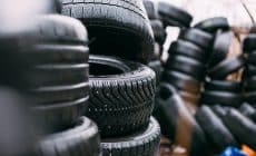 piles of car tires
